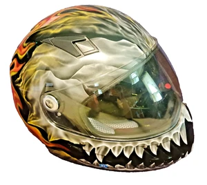 HAWK: XL Motorcycle Helmet Model SF- 5200B Pre-Owned- 2014 - Picture 1 of 10