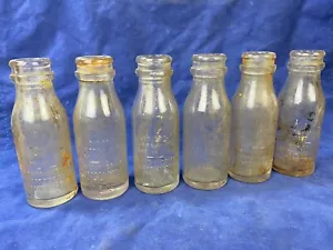 6 EDISON Battery Oil Bottles, Bloomfield NJ ~ No Chips or Cracks, Needs Cleaning - Bild 1 von 12