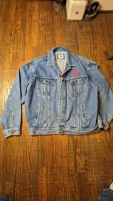 Walker Texas Ranger Chuck Norris Cast and Crew Jacket XL Aug 2000 Y2k Lee Denim - Image 1 of 4