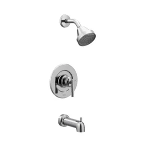 MOEN T2903EP Gibson Single-Handle Posi-Temp Tub & Shower Faucet Trim Kit Chrome. - Picture 1 of 11