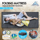 S.e. Foldable Foam Mattress Camping Bed Folding Sofa Lounge Double King Single
