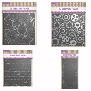 Nellie Snellen 3D Embossing Folder - John Next Door - As Seen On TV - NEW - Picture 1 of 5