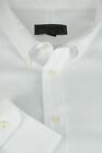 Jos A Bank Men's Reserve Solid White Cotton Custom Dress Shirt 21 x 36