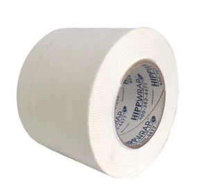 Cinta retráctil de costura 4" x 180 ft polietileno eliminación limpia caucho adhesivo blanco - Imagen 1 de 2
