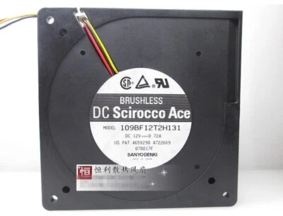 1PC Sanyo 12CM 12032 12V 0.72A 109BF12T2H131 chassis turbine cooling fan - Image 1 of 4