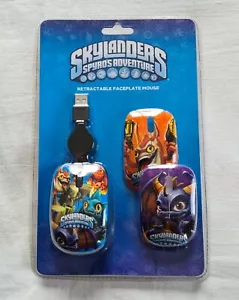 Skylanders Spyro's Adventure Retractable USB Faceplate Computer Mouse NOS 2012 - Picture 1 of 4
