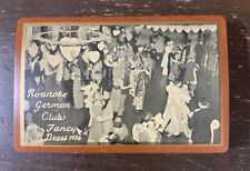 Roanoke, Virginia German Club Fancy Dress 1936 Deck-playing cards gold edges