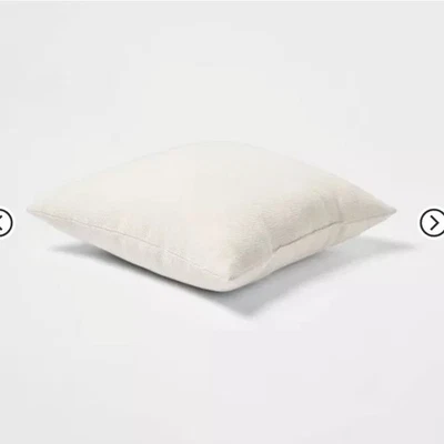 2pk Chenille Square Throw Pillows - Threshold - Image 1 of 3