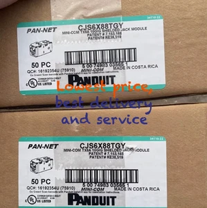 1PC New 50PCS/Box CJS6X88TGY Mini-Com TX6A 10GIG Shielded Jack Module AMK - Picture 1 of 2