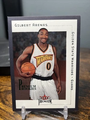 2001-02 Fleer Premium Premium Rookies/1500 Gilbert Arenas #154 Rookie RC Foto 1 de 2