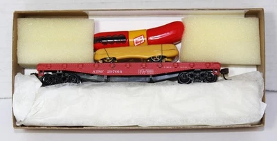 RARE Athearn Oscar Mayer Wienermobile On 40’ FLAT CAR 1970s ATFS - Never Run - Image 1 of 4