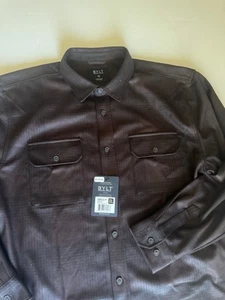 BYLT Herren XXL neu mit Etikett Ombré Pflaume kariert Küsten-Overshirt $ 115 - Bild 1 von 15