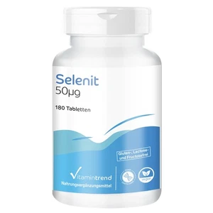 Selenit 50 µg - 180 Tabletten anorganisches Selen - 22,8 µg Selen - Vitamintrend - Bild 1 von 11