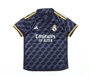 Adidas Boys Blue Football Jersey, Size 28, Lightweight - Picture 1 of 12