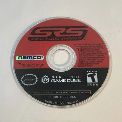 SRS: Street Racing Syndicate (Nintendo GameCube, 2004) Somente disco - Testado - Imagem 1 de 2