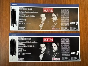 2 Tickets 30 Seconds to Mars FOS Front of Stage 29.06.2025 Mönchengladbach - Bild 1 von 1