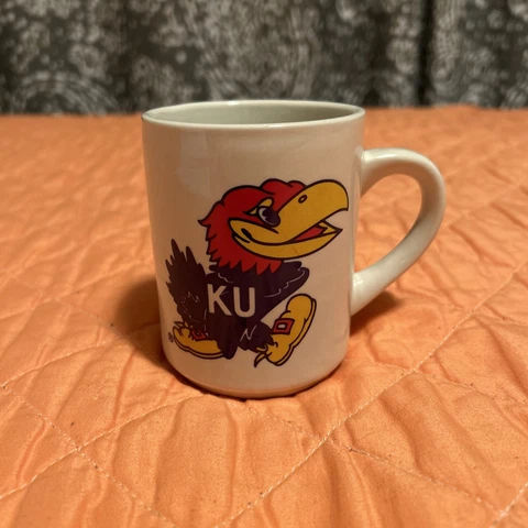 Kansas Jayhawks Coffee Mug Cup KU University Heartland China Cover