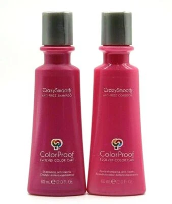 ColorProof Crazy Smooth Anti-Frizz Shampoo and Conditioner 2 oz Set - Image 1 of 3