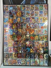 1996 X-Men 37 x 27'' CHROMIUM FLEER ULTRA 100 CARD SHEET UNCUT Marvel Displayed