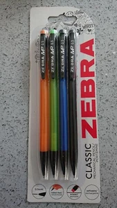 Zebra klassischer Druckbleistift 0,5 mm nachfüllbar mit abwischbar, 4er-pack fastp & p - Bild 1 von 2