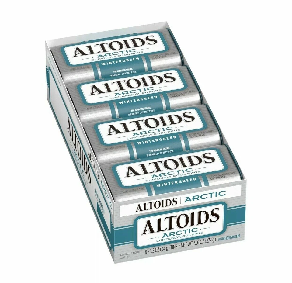 X36 Containers Altoids Artic Mints Wintergreen 1.2 Ounce