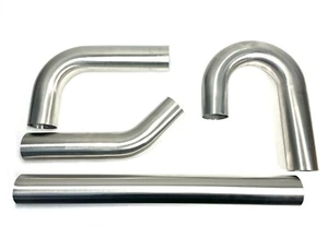 Treadstone Performance Mandrel Bent T304 Stainless Steel Pipe Kit - Picture 1 of 8