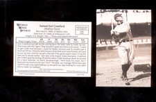 1987 Conlon SAMUEL SAM CRAWFORD Detroit Tigers Hall of Fame Sporting News Card