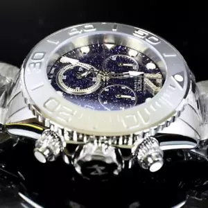 Invicta Masterpiece Reserve Grand Diver Blue Sand Stone Diamond Swiss ETA Watch - Picture 1 of 18