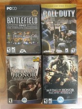 WWII PC (Medal of Honor Allied, Pacific Assault, Call of Duty, Battlefield 1942)
