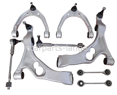 Wishbone set front axle tie rod coupling rod for Porsche Cayenne aluminium - Image 1 of 3