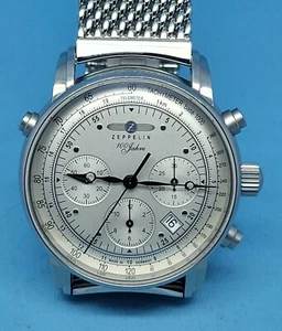 ZEPPELIN CHRONOGRAPH 7753 AUTOMATIC 100 JAHRE MENS 43MM - Picture 1 of 9