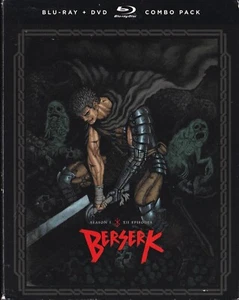 Berserk Season 1: Episodes 1-12 (BD/DVD, 2018, 4-Disc Set) - Foto 1 di 6