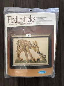 Vintage Fiddlesticks Basteln von aktuellen Woodland Friends 8000 Nadelspitze 1982 - Bild 1 von 9