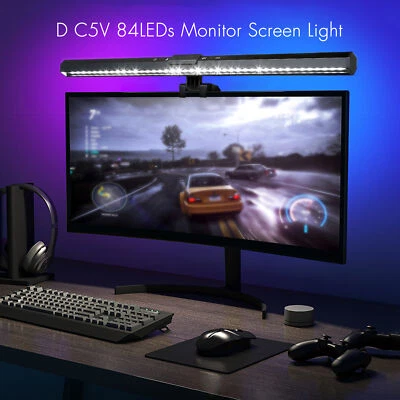 Dimmable 84LEDs Screen Bar Light Computer Monitor Eye-Caring Reading Desk Lamp - Image 1 of 4