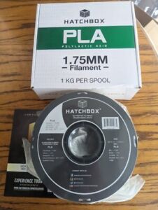 Hatchbox 3D PLA-1KG1.75-TWHT PLA 3D Printer Filament - Transparent White