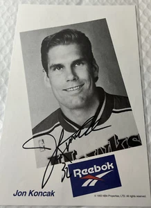 Jon Koncak Autographed 9x6 Photo 1993 Reebok - Picture 1 of 3