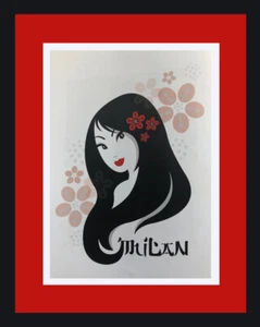 PRINCESA DISNEY MULAN • Estampado enmarcado personalizado - 52 BRW - Imagen 1 de 1