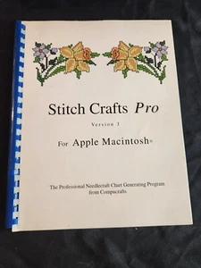Stitch Crafts Pro Version 3 For Apple With CD By Compucrafts - Picture 1 of 6