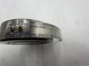 Zook CF630257 Graphite Rupture Disk Inverted Silver - Picture 1 of 8