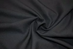 Black Woven Twill Fabric by m Clothing, Suiting, Crafts, Skirts, Trousers etc. - Picture 1 of 9