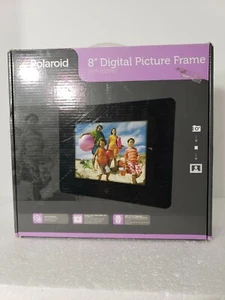 Polaroid 8" Digital Picture Frame PDF-825NC with Remote Tested Working  - Picture 1 of 8