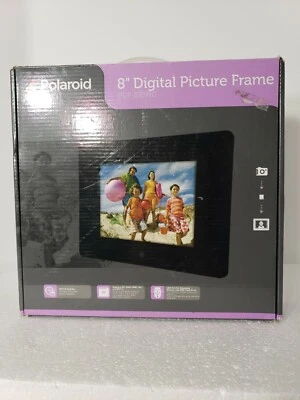 Polaroid 8" Digital Picture Frame PDF-825NC with Remote Tested Working  - Image 1 of 4