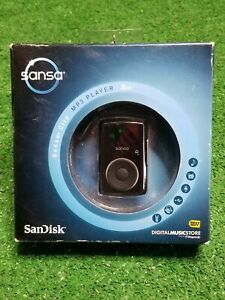 SanDisk Sansa Clip 1GB 2007 Black MP3 Player FM Radio, Voice Recorder Brand new