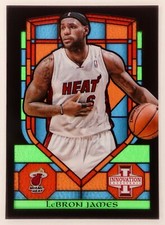 2013-14 Panini Innovation   LeBron James   Stained Glass SSP  # 15  NM