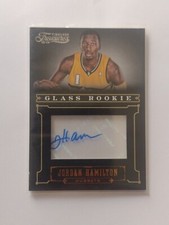 2012-13 Panini Timeless Treasures - Glass Rookie Autographs #197 Jordan Hamilton