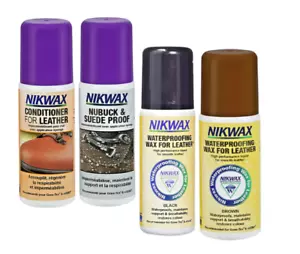 Nikwax Nubuck Suede Leather Waterproof Wax Cleaning Outdoor - Protects Restores - Picture 1 of 6