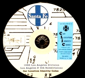 Atchison Topeka & Santa Fe 1988 LA Div 4th Sub  CLIC #6   PDF Pages on DVD - Picture 1 of 6