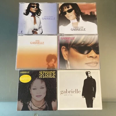Gabrielle IMPORT SINGLE 6 LOT: Woman Rise Should I Stay Reach Sunshine Walk On - Image 1 of 4