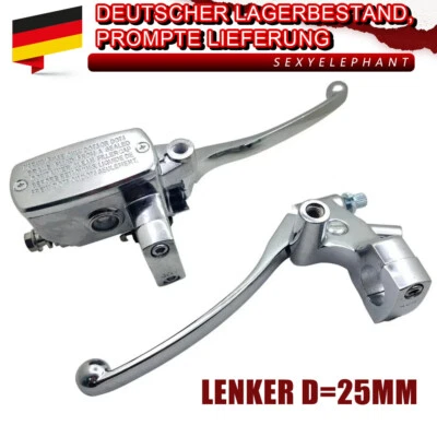 2PCS Bremspumpe Bremszylinder Bremshebel 25mm Für Roller Motorrad Grand Retro - Bild 1 von 4