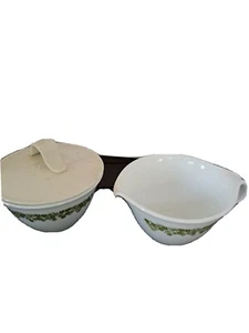 Corelle Livingware by Corning Spring Blossom Creamer and Sugar set with Lid - Picture 1 of 5